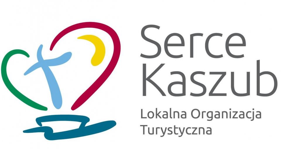 Grafika przedstawia logo Serca Kaszub LOT